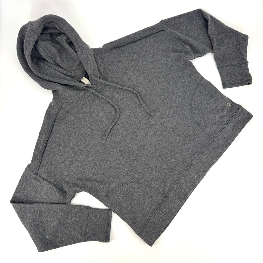 Balance Collection Grey Super Soft Hoodie with Front Pockets, XL